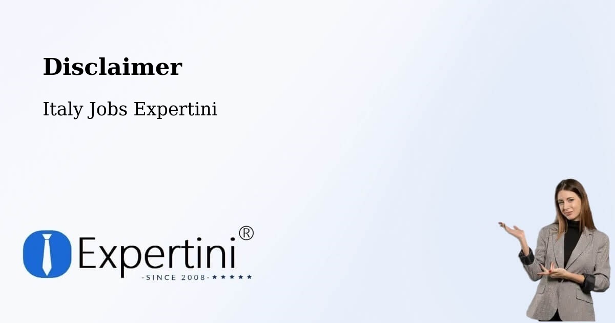 Disclaimer – Quattro Castella - Italy Jobs Expertini
