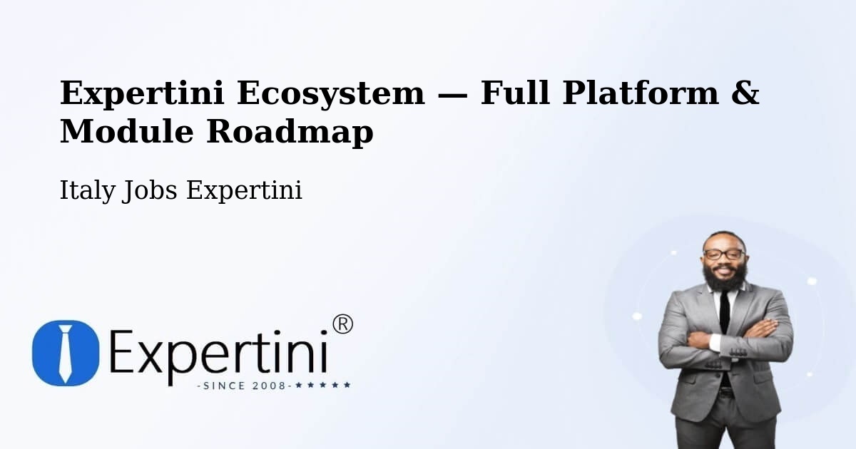 Expertini Ecosystem — Full Platform & Module Roadmap – Quattro Castella