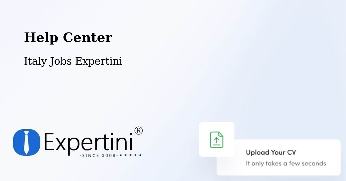 Help Center – Quattro Castella - Italy Jobs Expertini